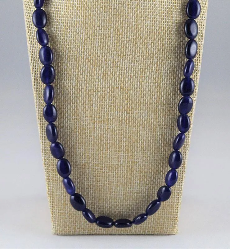 Semi Precious Single Strand Stone Necklace