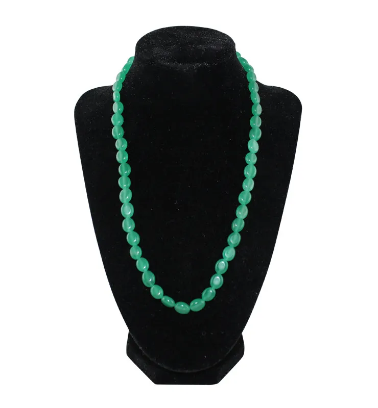 Semi Precious Single Strand Stone Necklace