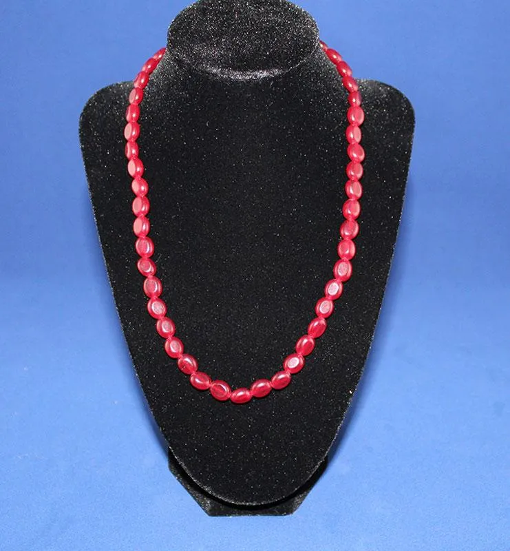 Semi Precious Single Strand Stone Necklace