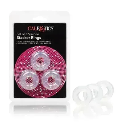 Set of 3 Silicone Stacker Rings