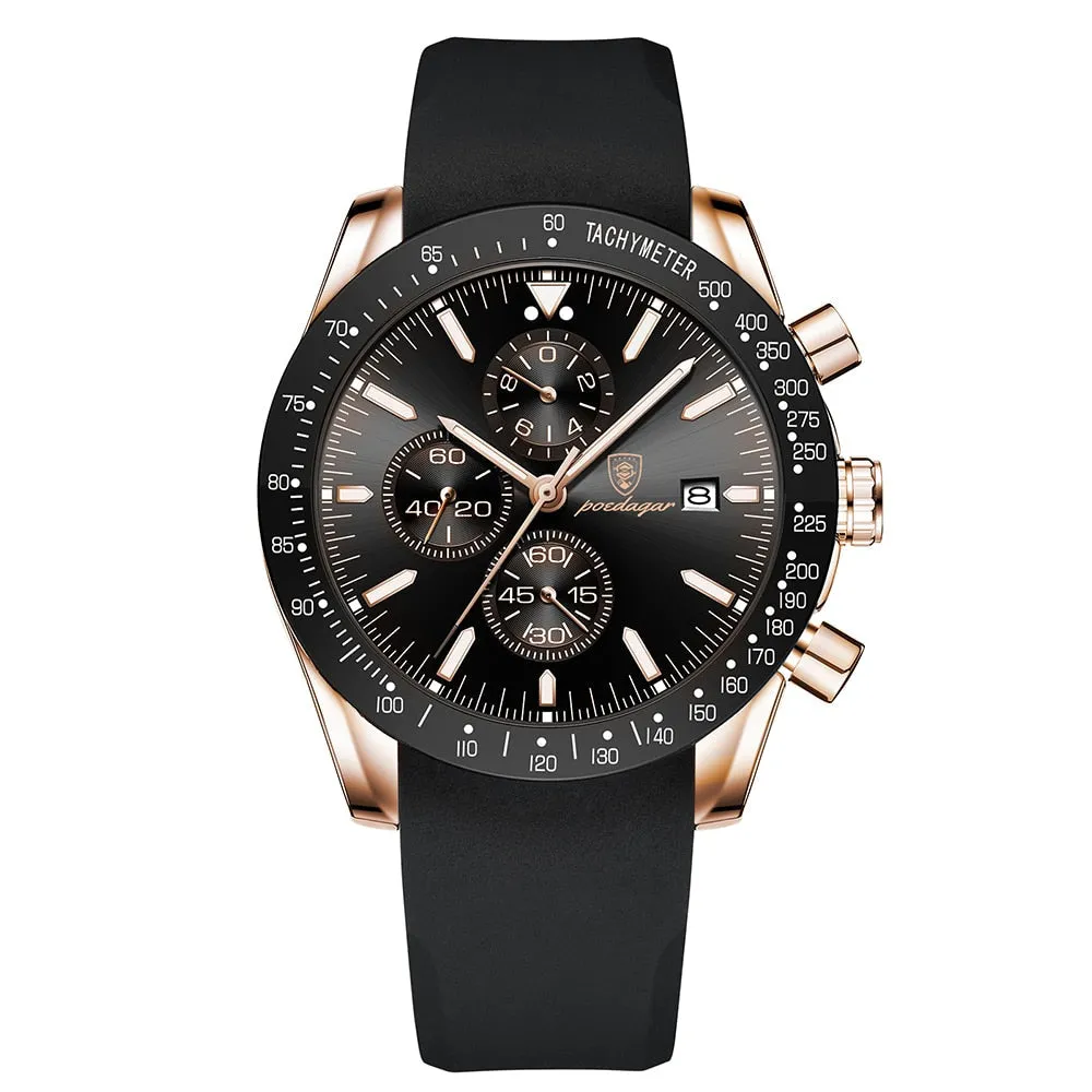 SHINING DATE CHRONOGRAPH WATCH | Radiant Time Measurement