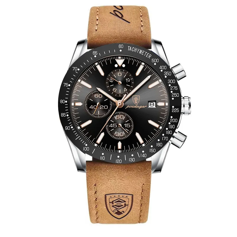 SHINING DATE CHRONOGRAPH WATCH | Radiant Time Measurement