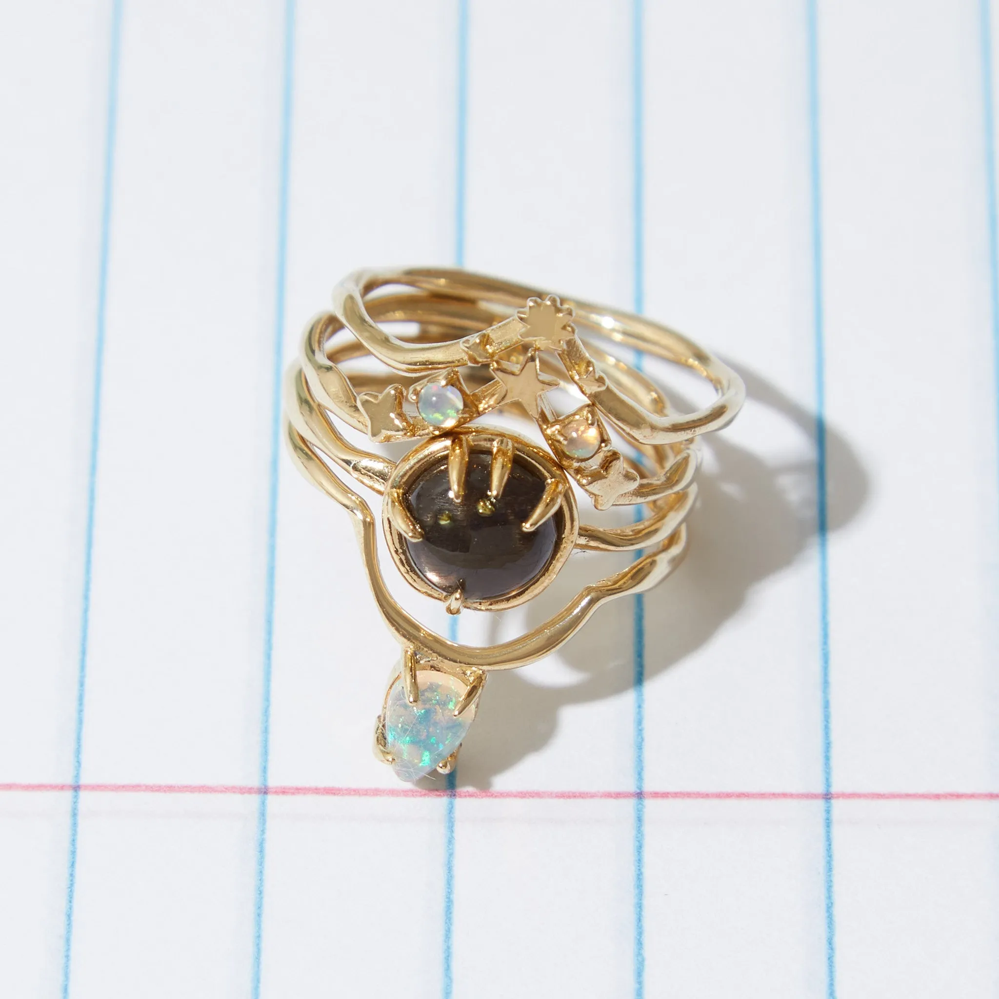 Siggy Ring in Opal