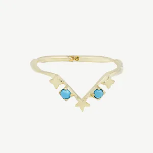Siggy Ring in Turquoise