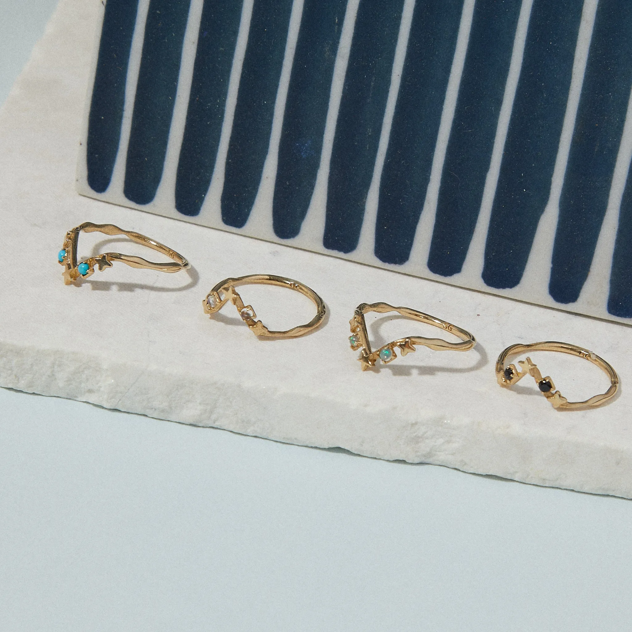 Siggy Ring in Turquoise