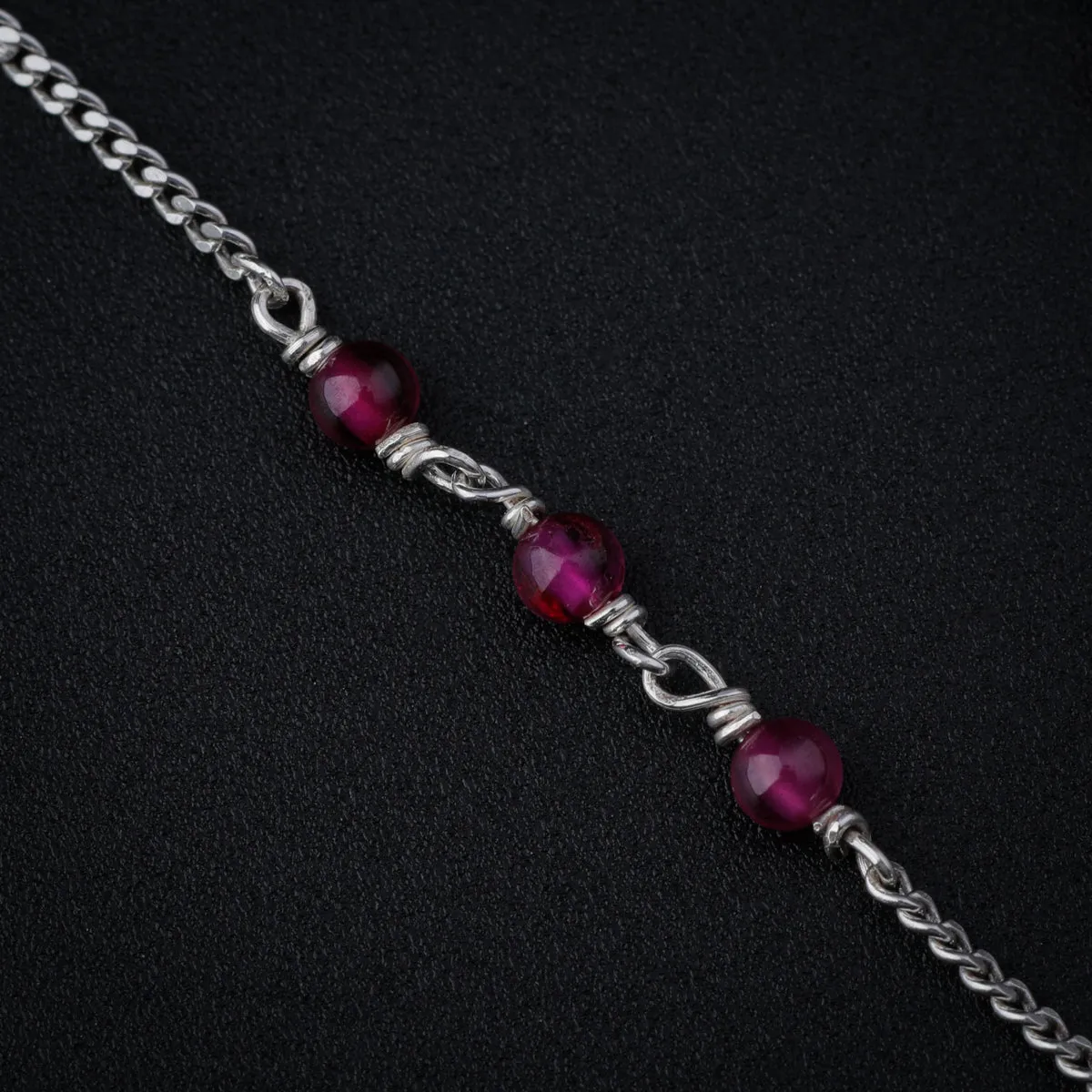 Silver Shiny Tribal Motif Necklace