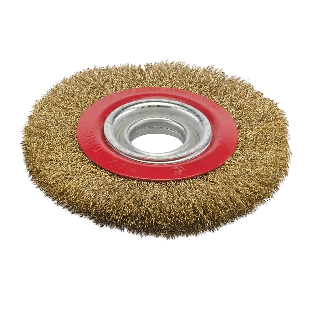 Silverline Brassed Steel Wire Wheel