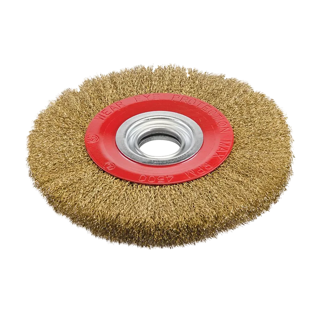 Silverline Brassed Steel Wire Wheel