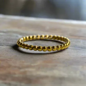 Simple Solid Gold Band - Happy RG2282