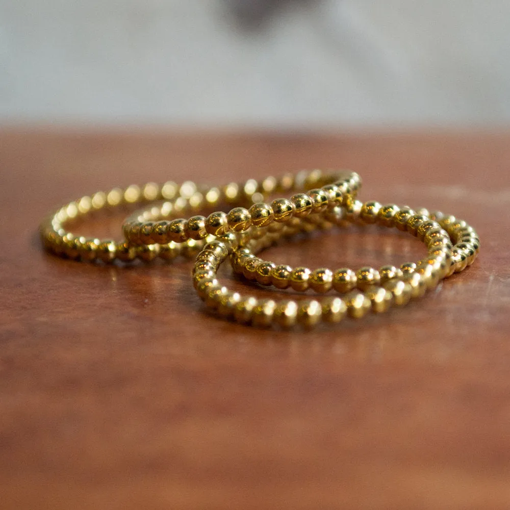 Simple Solid Gold Band - Happy RG2282