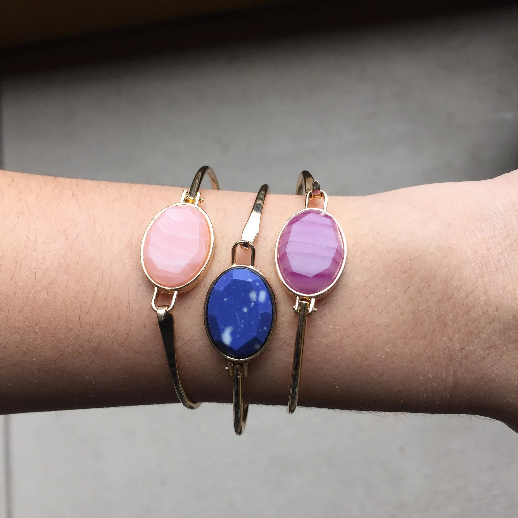 Simple Stone Bracelets