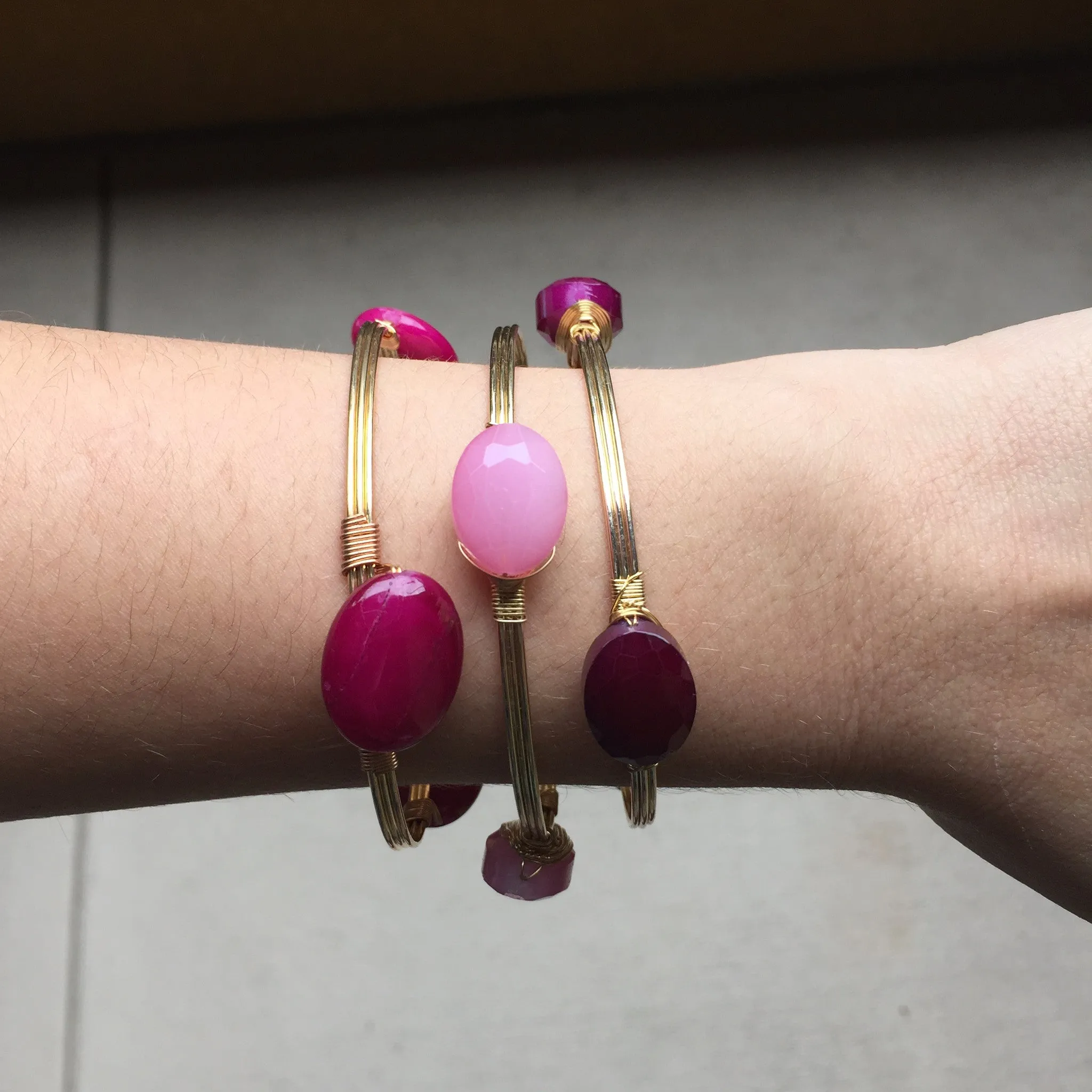 Simple Stone Bracelets