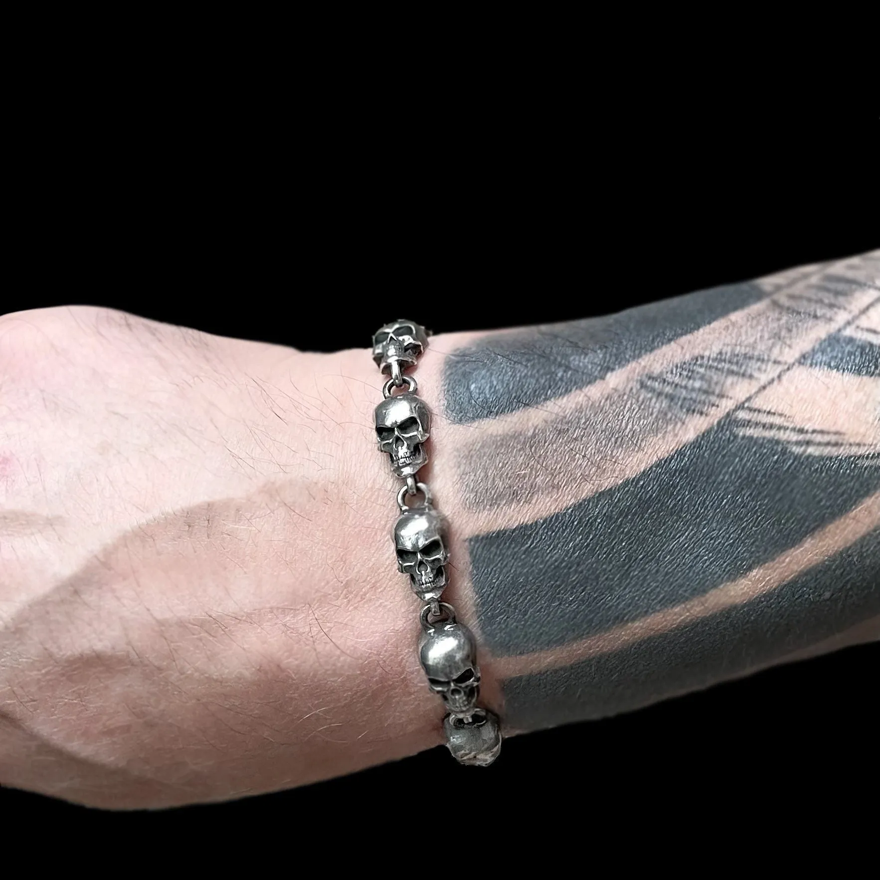 Sinister Skull Link Bracelet
