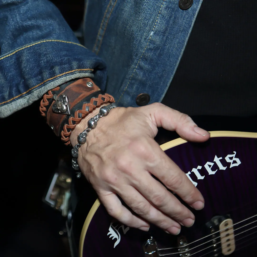 Sinister Skull Link Bracelet