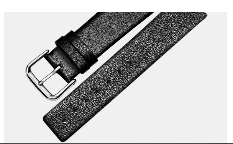 SMAEL Fashion 8MM Ultra-thin Mens Watches Leather Strap Simple style Business Men Waterproof Watch Male Clock Relogio Masculino
