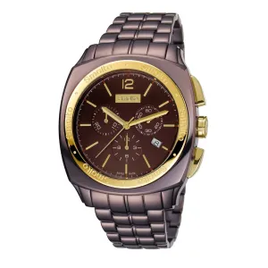 Smalto Men's Chronograph Two Tone Watch
