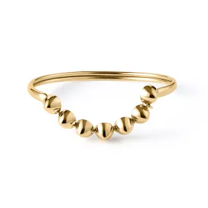 Smiley Spiked, flexible cuff-bracelet