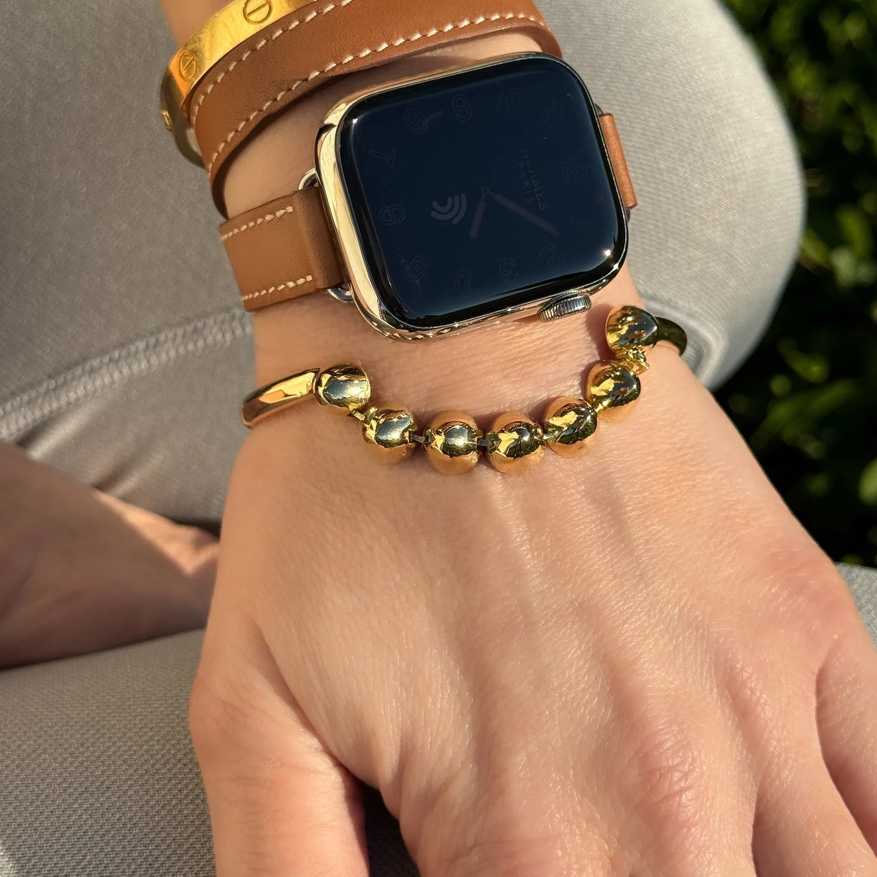 Smiley Spiked, flexible cuff-bracelet