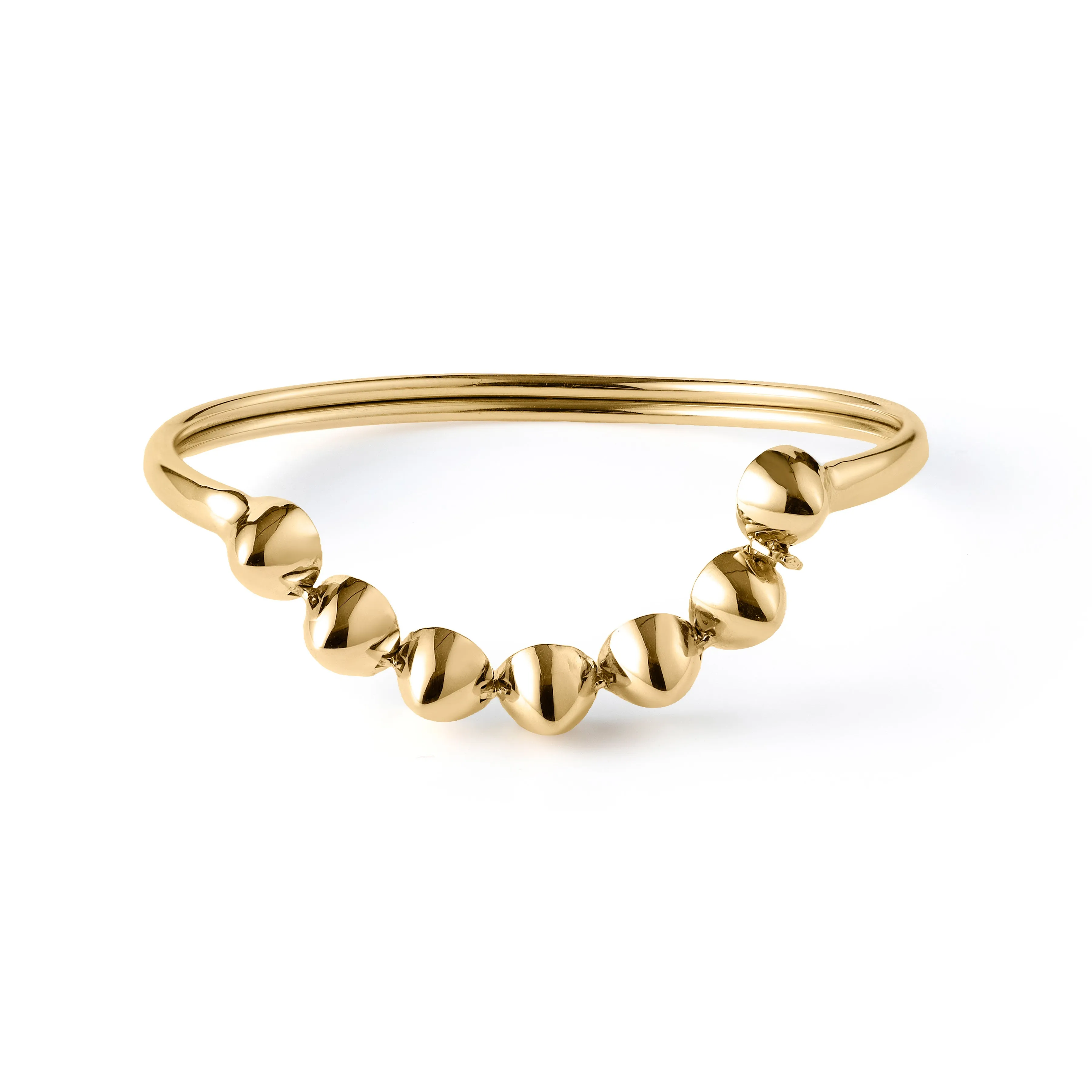 Smiley Spiked, flexible cuff-bracelet