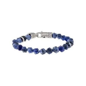 Sodalite Faceted Bead Bracelet