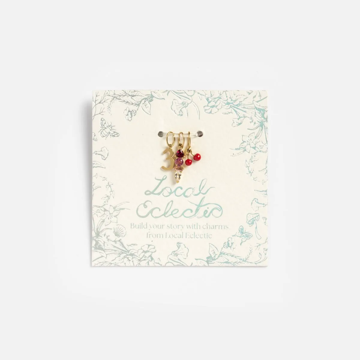 Solid Gold Anniversaire Charm