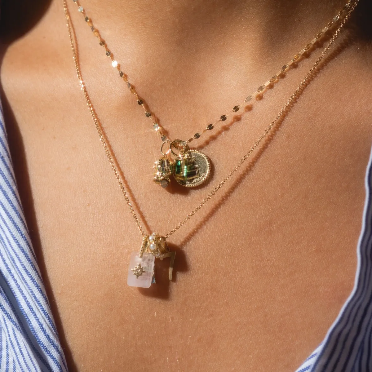 Solid Gold Anniversaire Charm