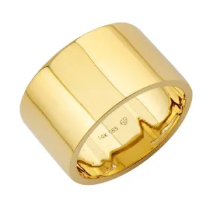 Solid Gold Classic Cigar Ring