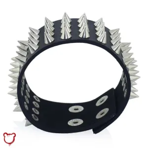 Spiked 4-Row Wristband
