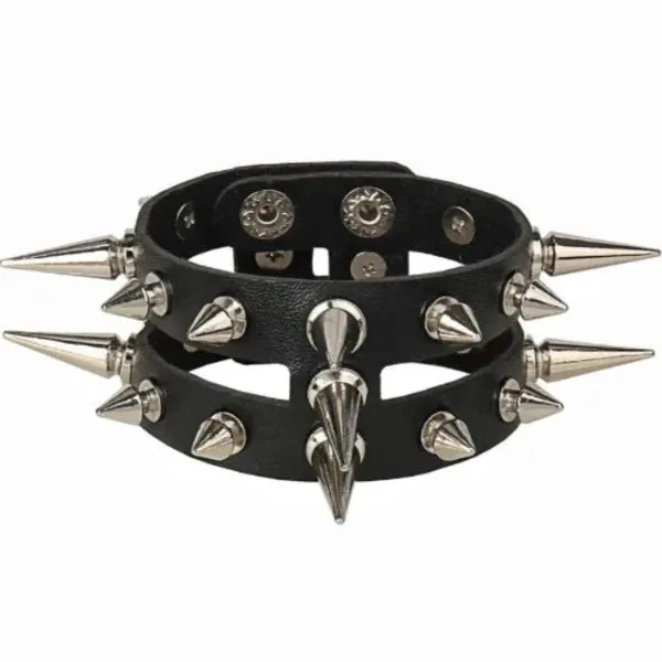 Spiked and Riveted Band