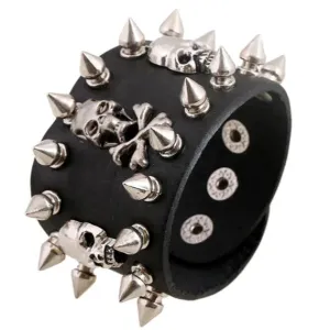 Spiked Skull Band