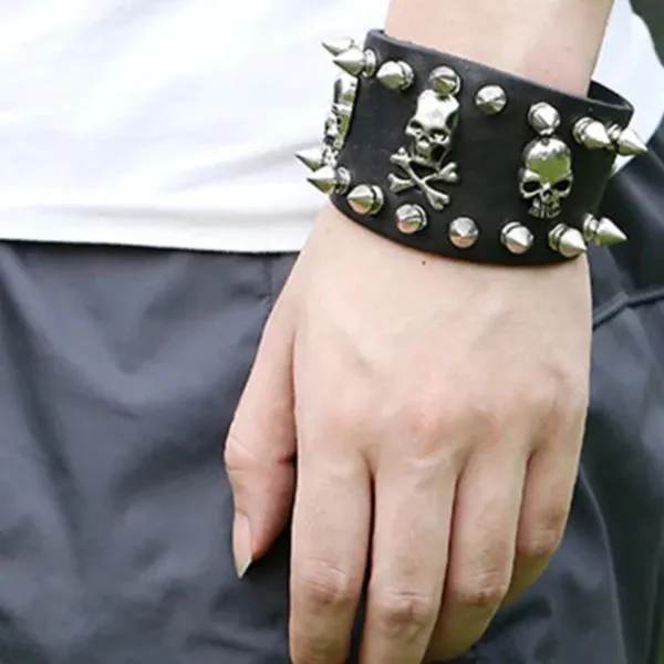 Spiked Skull Band