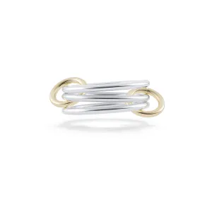Spinelli Kilcollin Solarium SG 18K Yellow Gold & Sterling Silver Link Ring