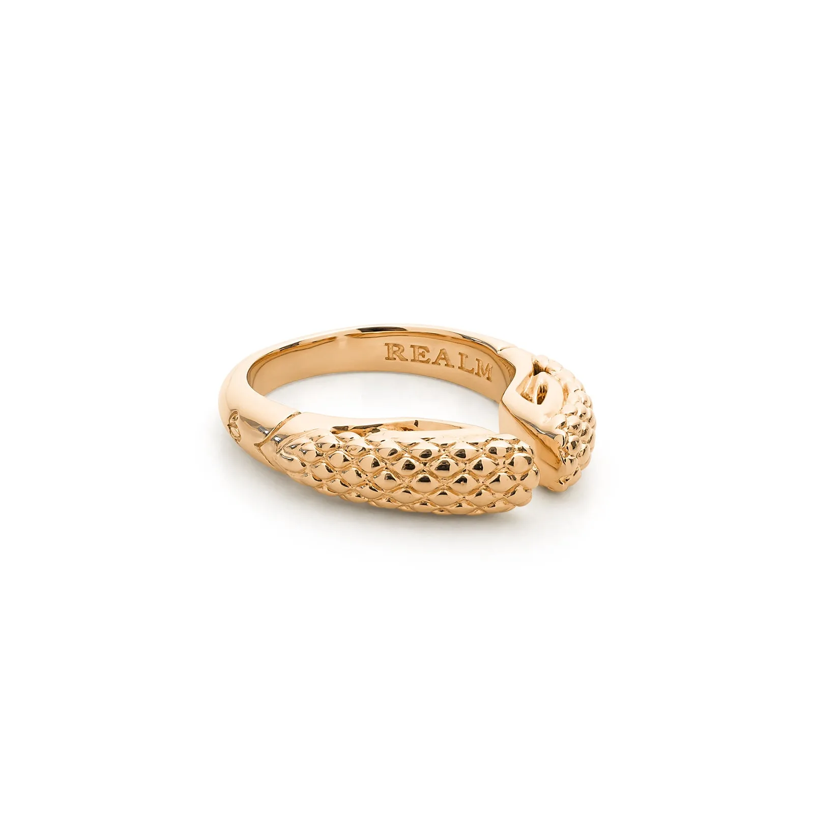 Spirit Python Stack Ring 5mm - 18K Rose Gold Vermeil