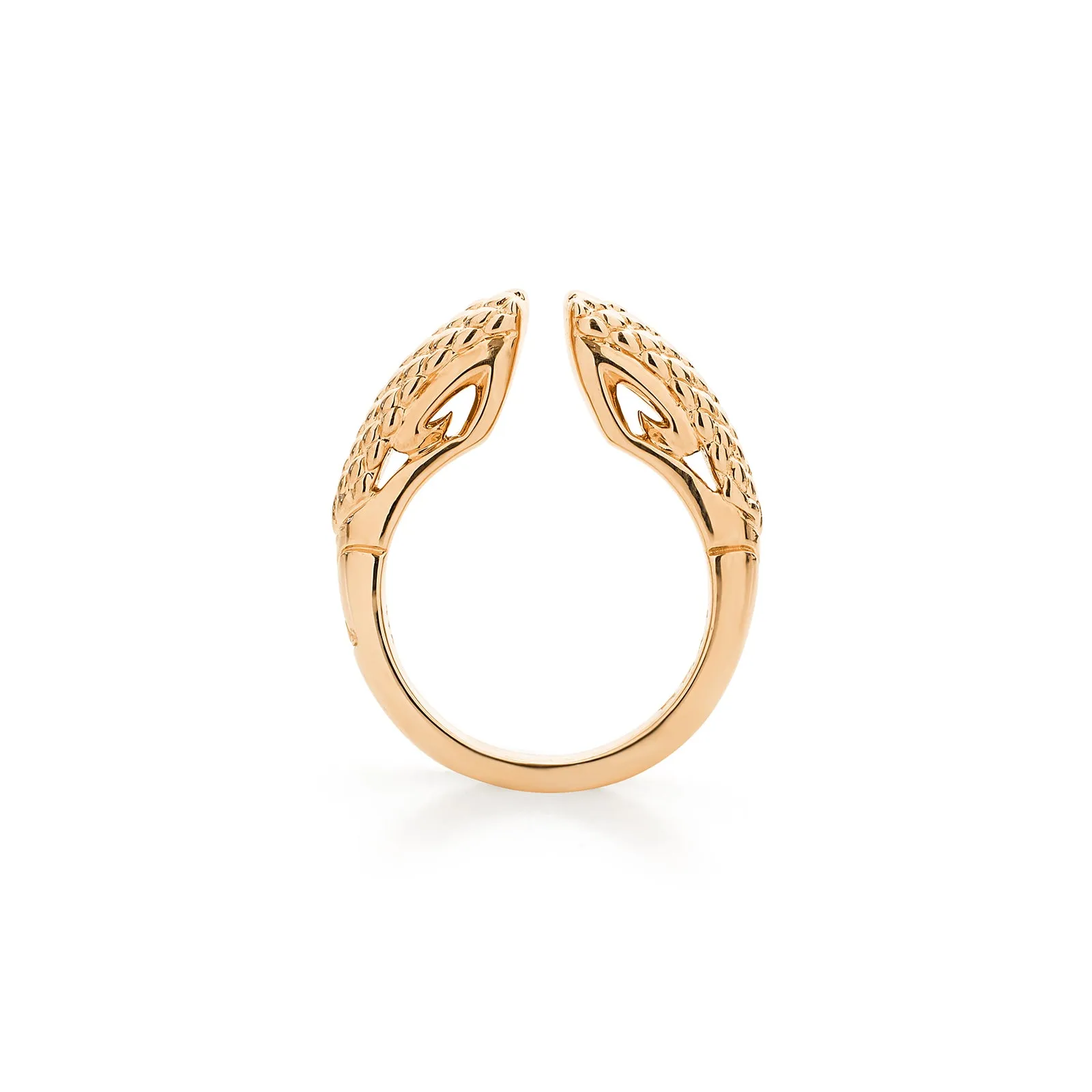 Spirit Python Stack Ring 5mm - 18K Rose Gold Vermeil
