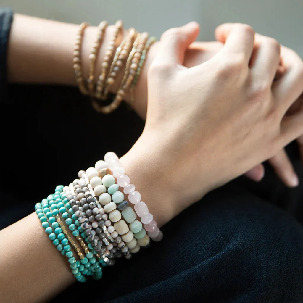 SS006 Stone Bracelet African Turquoise