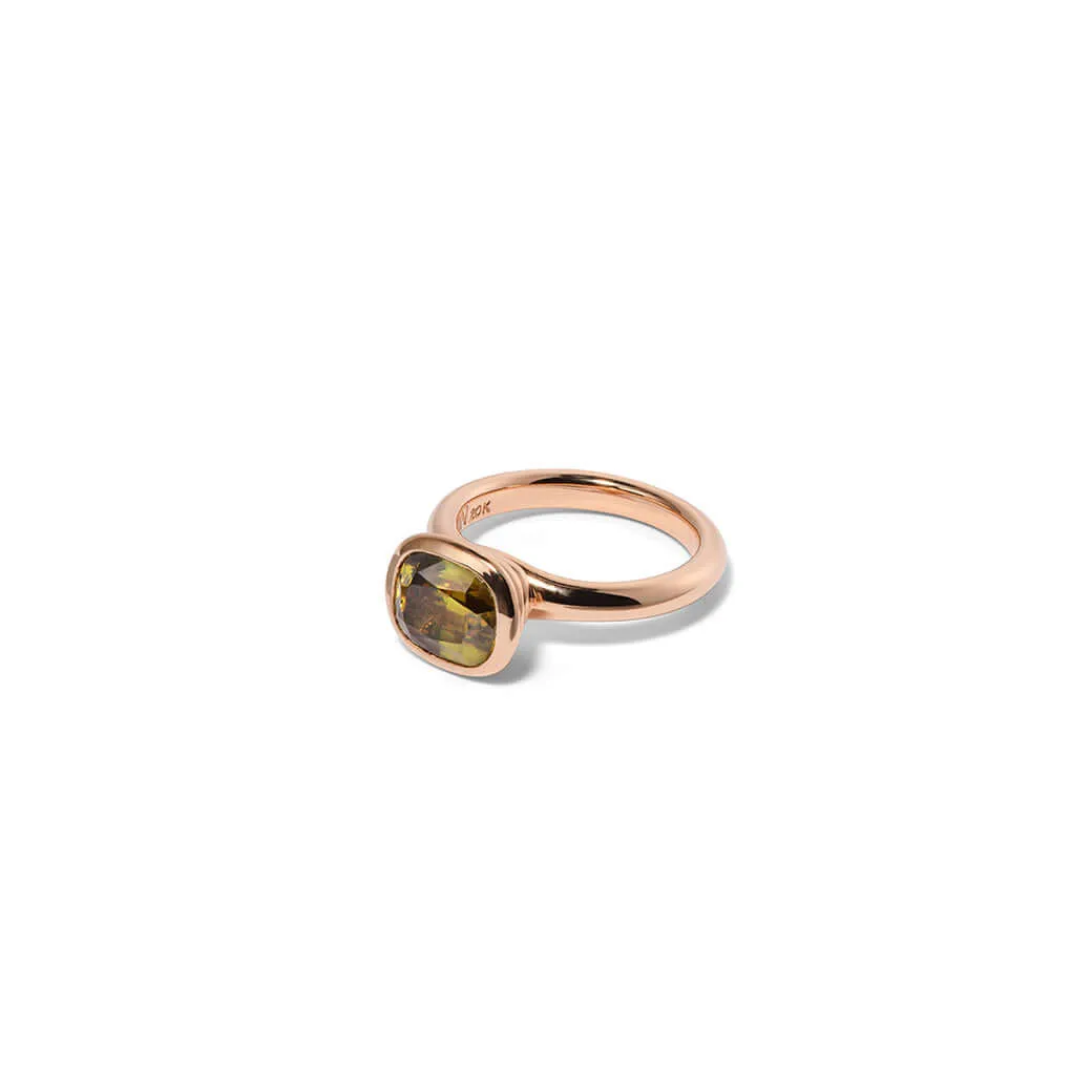 Stacked Solitaire Ring  - Sphene
