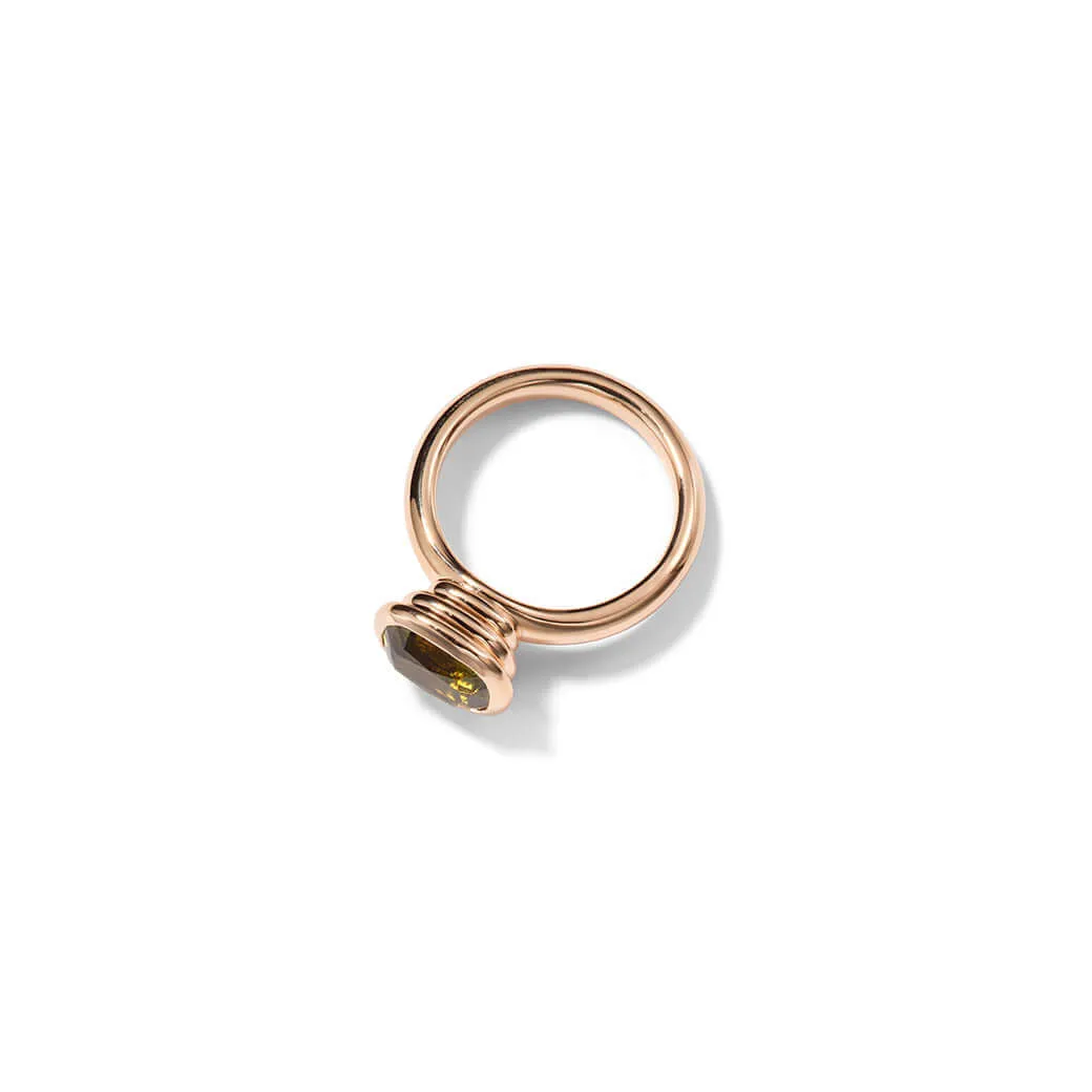 Stacked Solitaire Ring  - Sphene