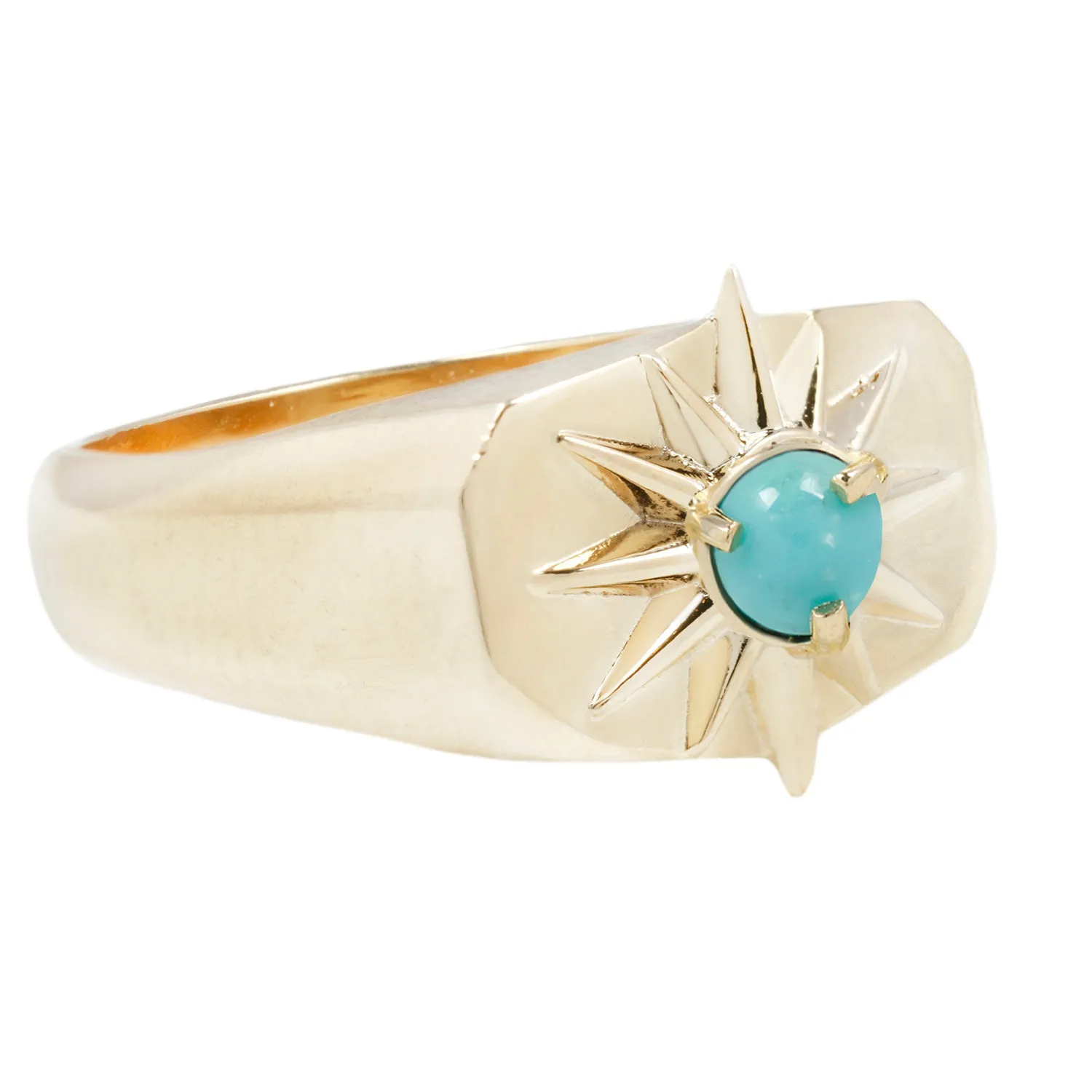 Starburst Signet in Turquoise
