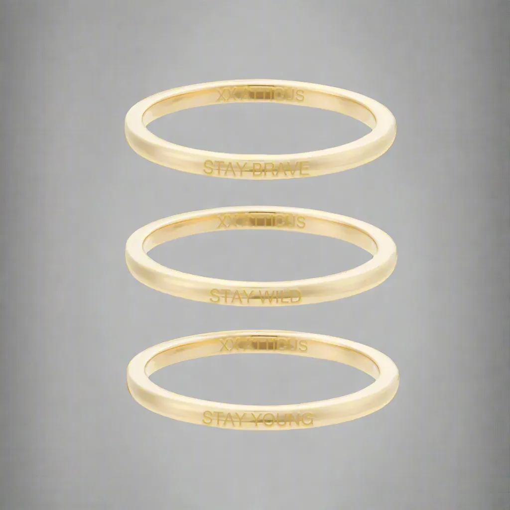 Stay Stacked Rings
