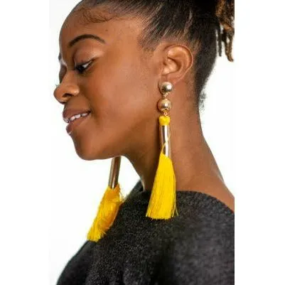 Swept Up Tassel Earrings (8 Colors)