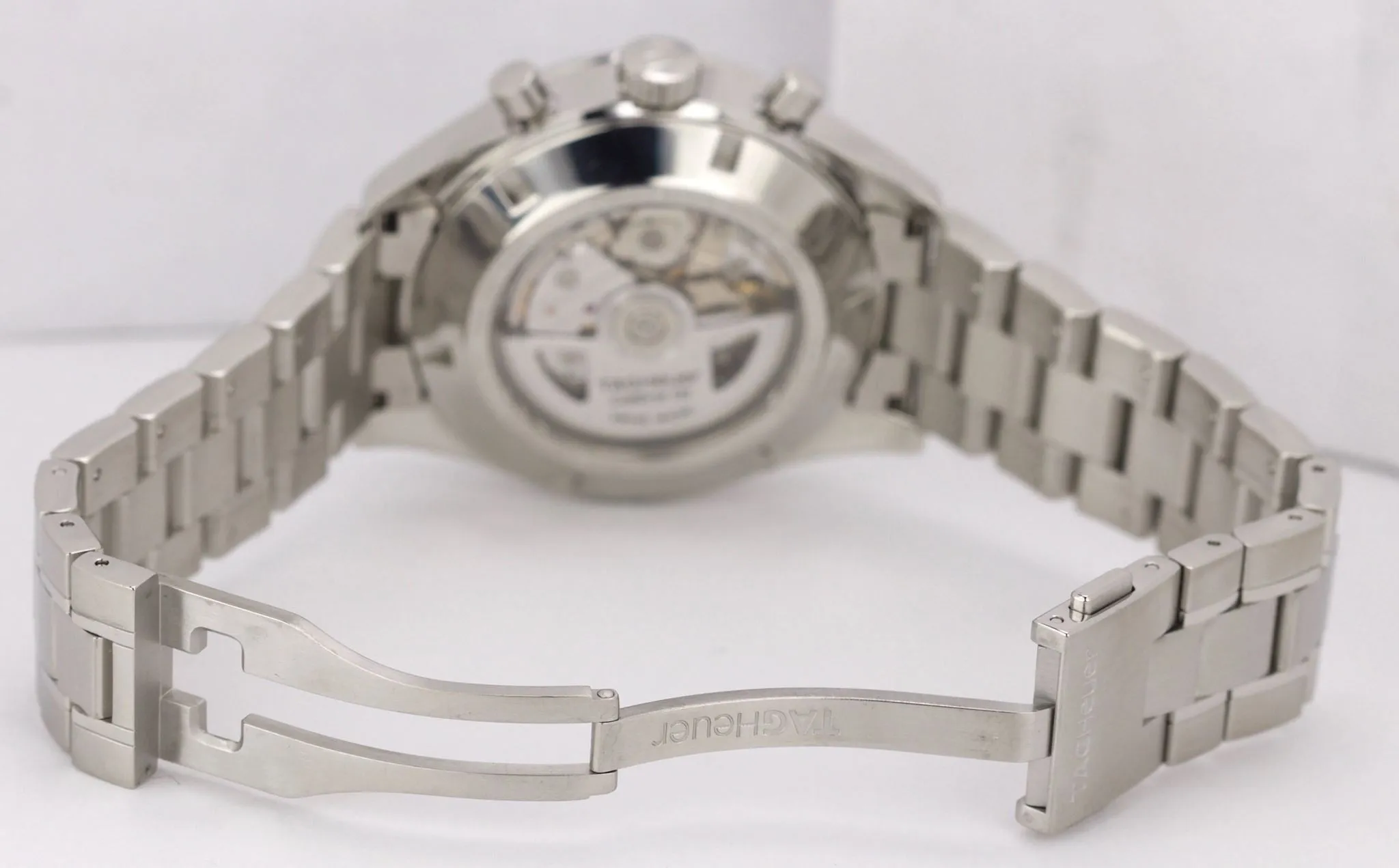 TAG Heuer Carrera Heritage Chronograph Steel Blue Date Watch CAS2111.BA0730 B P