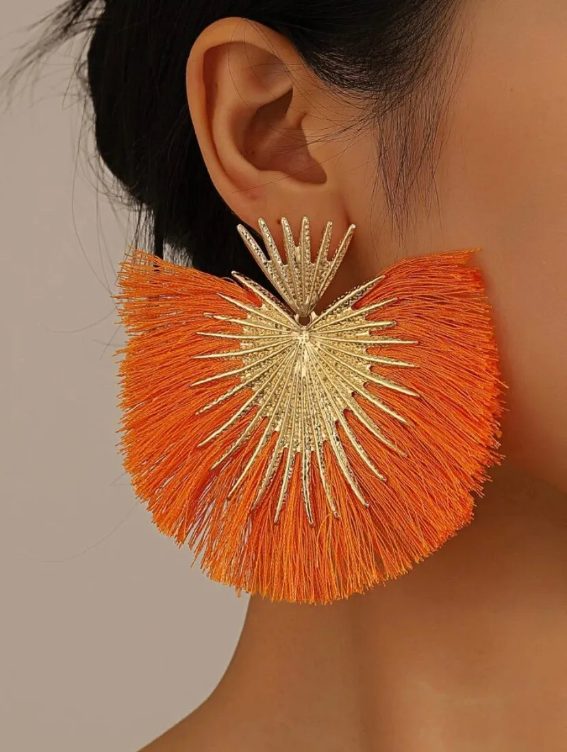 Tassel decor Earrings
