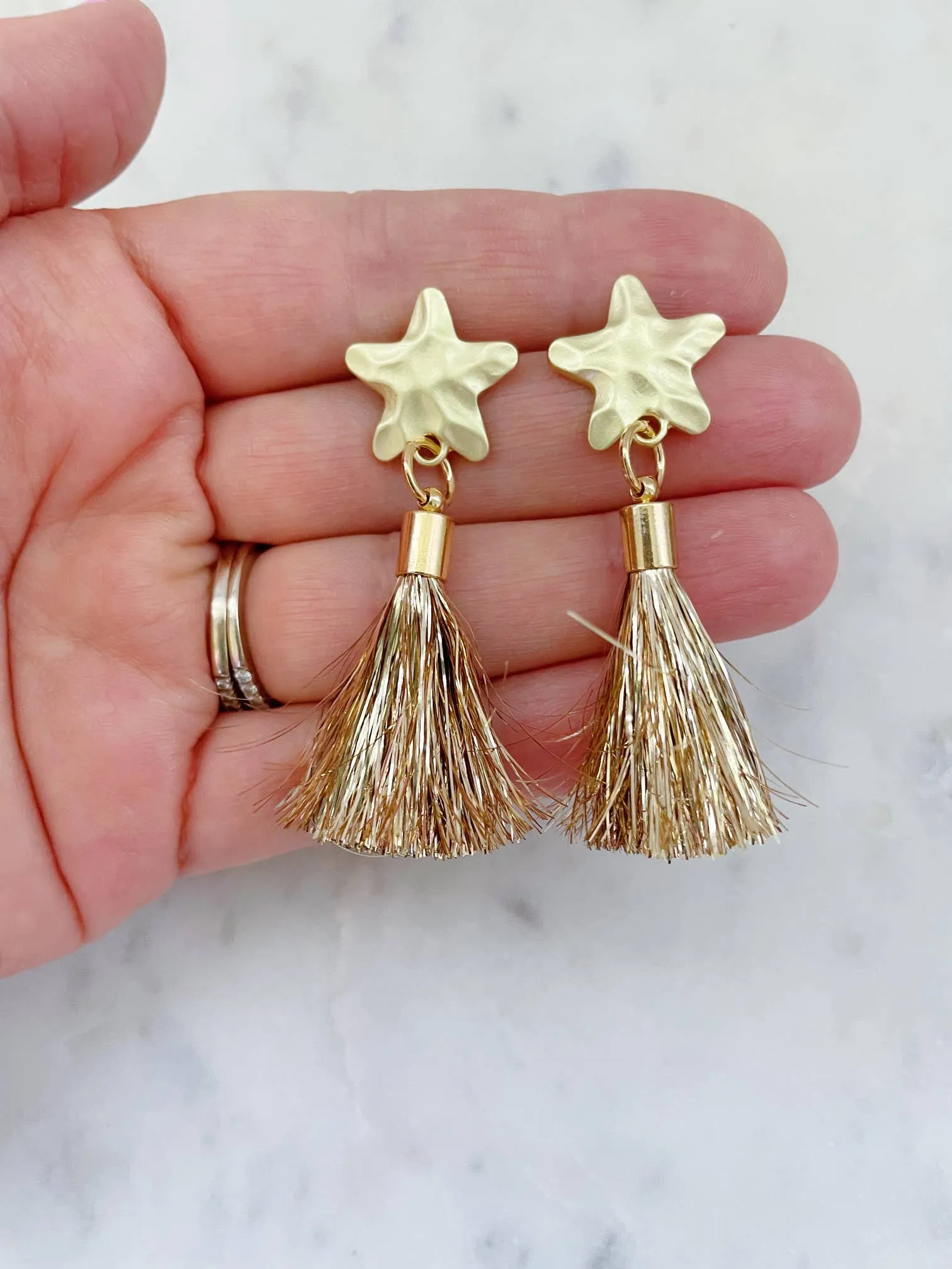 Tassel Star Earrings Earrings