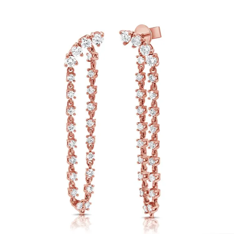 Tennis Diamond Earrings
