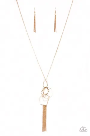 The Penthouse Gold Paparazzi Necklace
