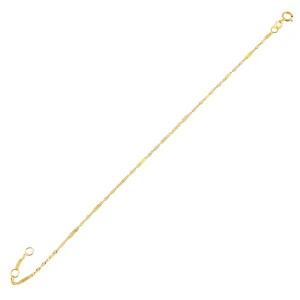 Thin Bars X Singapore Bracelet 14K