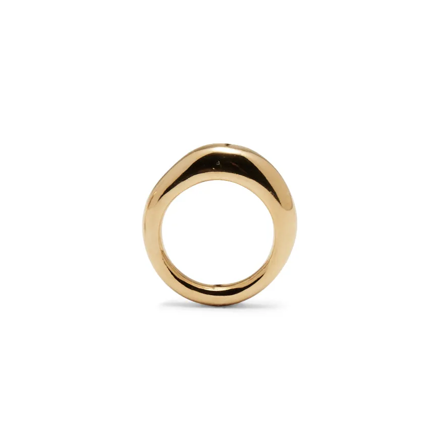 Thin Organic Ring in Gold