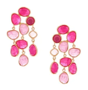 Tiered Facet Earrings