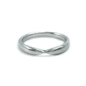 Tiffany & Co Harmony Platinum 3mm Wedding Band Ring Size : L (5 1/2)