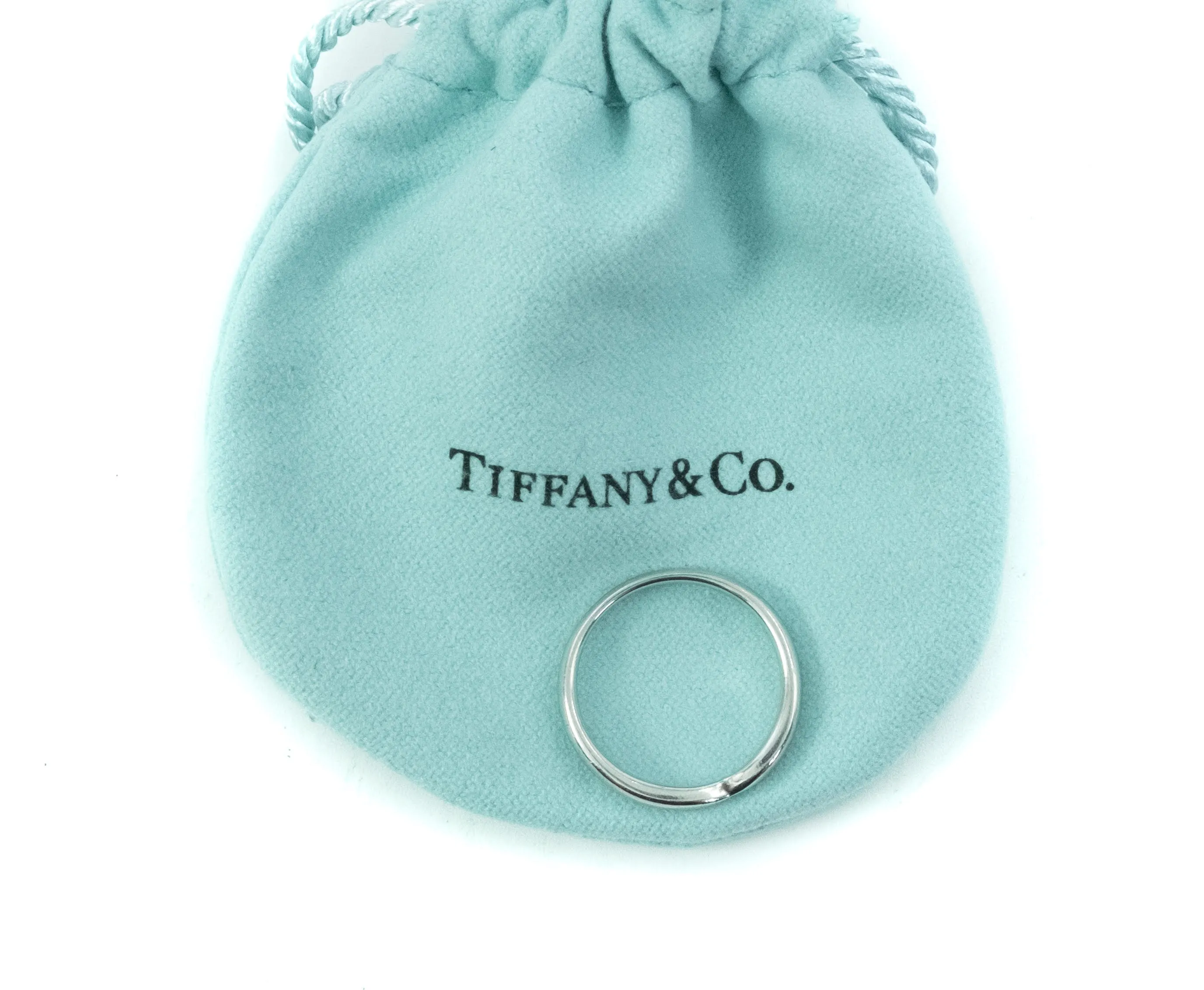 Tiffany & Co Harmony Platinum 3mm Wedding Band Ring Size : L (5 1/2)